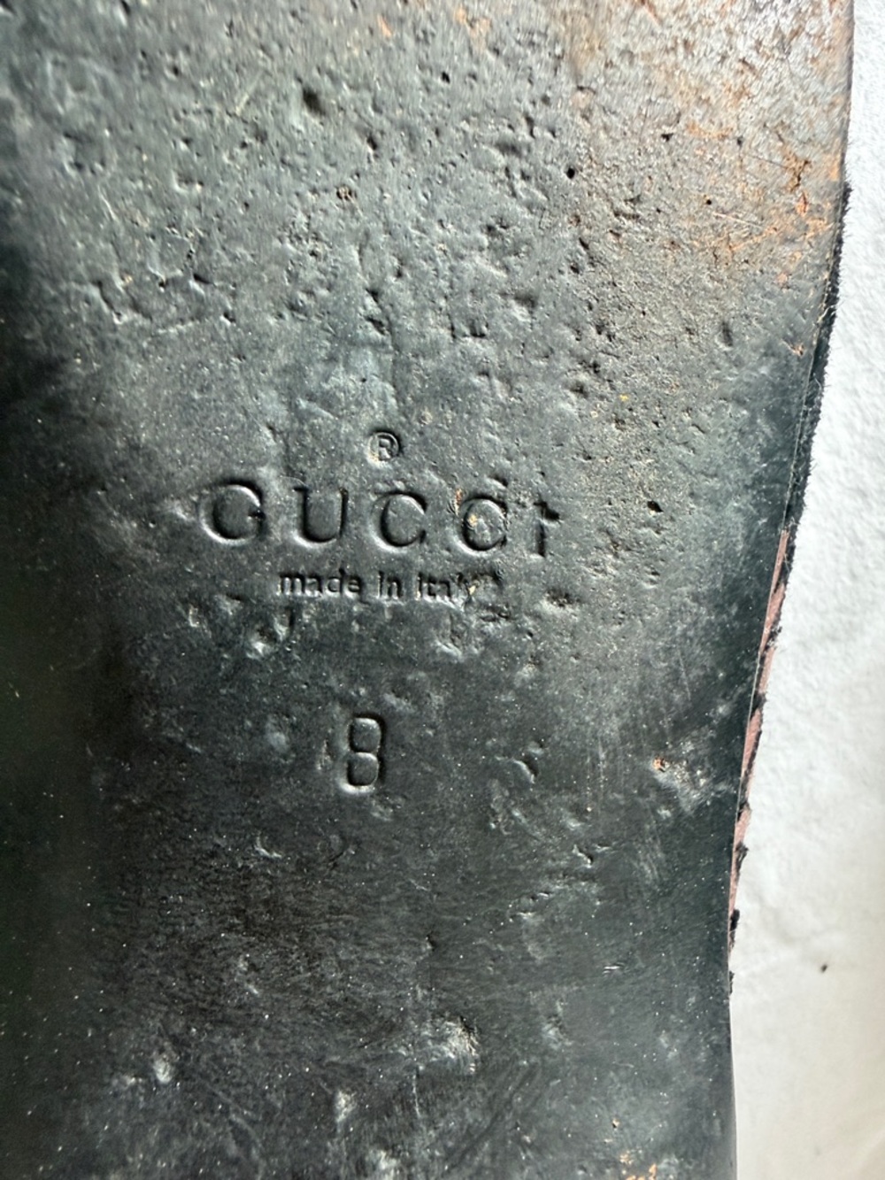 Gucci Black Velvet Loafers with Silver Floral Embroidery - Picture 3 of 3